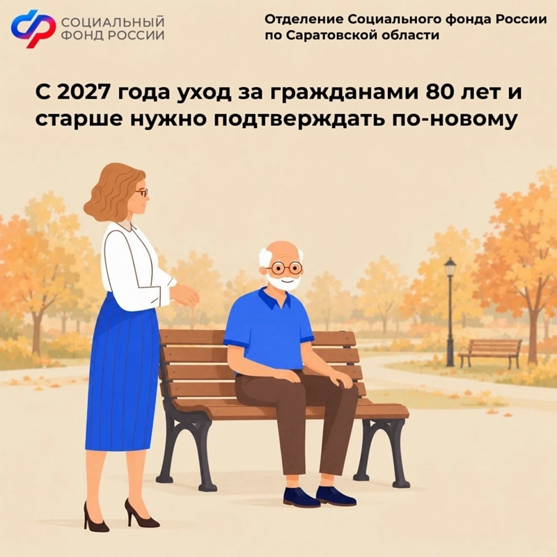 С 2027 года уход за гражданами 80 лет и старше нужно подтверждать по-новому