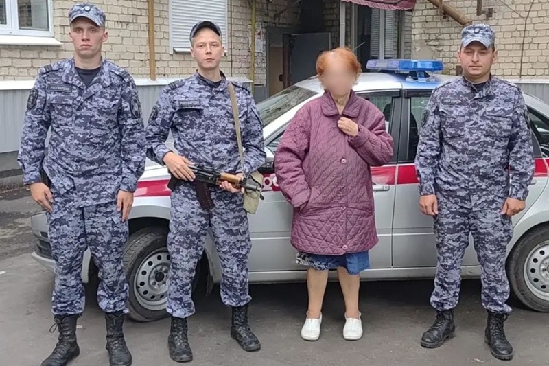 В г. Балашове сотрудники вневедомственной охраны разыскали пожилую женщину